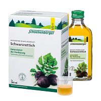 SCHWARZRETTICH Schoenenberger Heilpflanzensäfte - 3X200ml - Magen, Darm & Leber