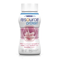 RESOURCE Protein Drink Erdbeer - 6X4X200ml - Trinknahrung & Sondennahrung