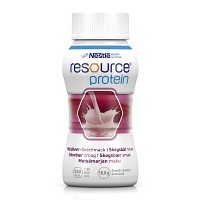 RESOURCE Protein Drink Waldbeere - 6X4X200ml - Trinknahrung & Sondennahrung