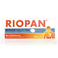 RIOPAN Magen Tabletten Kautabletten - 100Stk - Entgiften-Entschlacken-Entsäuern