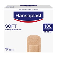 HANSAPLAST Soft Strips 30x72 mm - 100Stk - Hansaplast