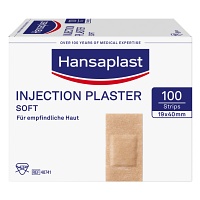 HANSAPLAST Soft Injektionspflaster Strips 19x40 mm - 100Stk - Hansaplast