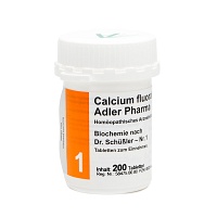 BIOCHEMIE Adler 1 Calcium fluoratum D 12 Tabletten - 200Stk