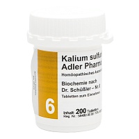 BIOCHEMIE Adler 6 Kalium sulfuricum D 6 Tabletten - 200Stk