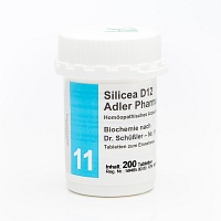 BIOCHEMIE Adler 11 Silicea D 12 Tabletten - 200Stk