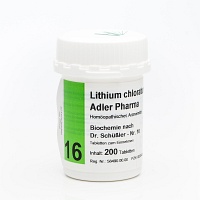 BIOCHEMIE Adler 16 Lithium chloratum D 12 Tabl. - 200Stk