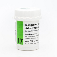 BIOCHEMIE Adler 17 Manganum sulfuricum D 12 Tabl. - 200Stk