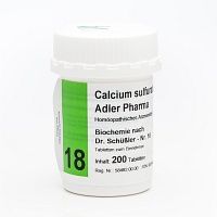 BIOCHEMIE Adler 18 Calcium sulfuratum D 12 Tabl. - 200Stk