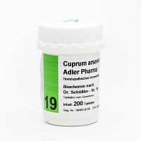 BIOCHEMIE Adler 19 Cuprum arsenicosum D 12 Tabl. - 200Stk