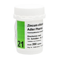 BIOCHEMIE Adler 21 Zincum chloratum D 12 Tabletten - 200Stk