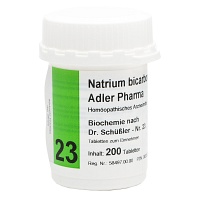 BIOCHEMIE Adler 23 Natrium bicarbonicum D 12 Tabl. - 200Stk