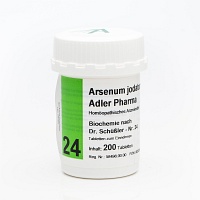 BIOCHEMIE Adler 24 Arsenum jodatum D 12 Tabletten - 200Stk