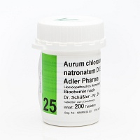 BIOCHEMIE Adler 25 Aurum chloratum natr.D 12 Tabl. - 200Stk