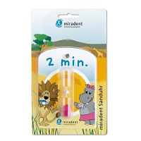 MIRADENT Kinder-Zahnputzuhr Sanduhr - 1Stk - Pflegeprodukte für Kinder