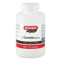 MEGAMAX L-Carnitin 1000 mg Tabletten - 120Stk - Sport & Fitness