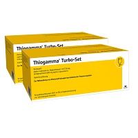 THIOGAMMA Turbo Set Injektionsflaschen - 2X5X50ml - Diabetische Nervenstörung