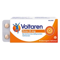 VOLTAREN Dolo 25 mg überzogene Tabletten - 10Stk - Erkältung & Schmerzen