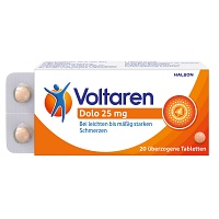 VOLTAREN Dolo 25 mg überzogene Tabletten - 20Stk - Gelenk-, Kreuz- & Rückenschmerzen, Sportverletzungen