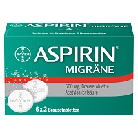 ASPIRIN MIGRÄNE 500 mg Brausetabletten - 12Stk - Kopfschmerzen & Migräne