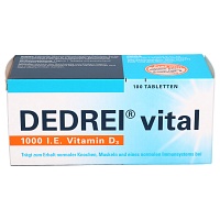 DEDREI vital Tabletten - 100Stk - Für Haut, Haare & Knochen