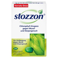 STOZZON Chlorophyll überzogene Tabletten - 200Stk - Mundspüllösungen/-pflege