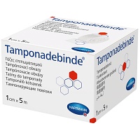 TAMPONADEBINDE 1 cmx5 m steril Hartmann - 1Stk