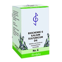 BIOCHEMIE 6 Kalium sulfuricum D 6 Tabletten - 500Stk - Schüßler Salze Bombastus