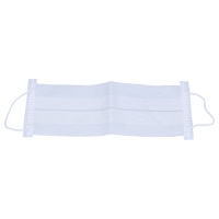 MUNDSCHUTZ PAPIERVLIES m.Gummiband weiß - 10Stk