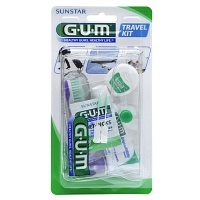 GUM Travel Kit Zahnbürste+Zahnseide+Zahnpasta - 1Stk - GUM