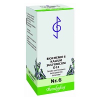 BIOCHEMIE 6 Kalium sulfuricum D 12 Tabletten - 200Stk - Schüßler Salze Bombastus