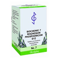 BIOCHEMIE 7 Magnesium phosphoricum D 12 Tabletten - 500Stk - Schüßler Salze Bombastus