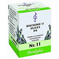 BIOCHEMIE 11 Silicea D 6 Tabletten - 80Stk - Schüßler Salze Bombastus