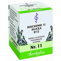 BIOCHEMIE 11 Silicea D 12 Tabletten - 80Stk - Schüßler Salze Bombastus