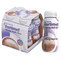 FORTIMEL Energy MultiFibre Schokoladengeschmack - 4X200ml - Trinknahrung & Sondennahrung