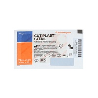 CUTIPLAST steril Wundverband 5x7,2 cm - 1Stk