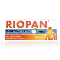 RIOPAN Magen Tabletten Mint 800 mg Kautabletten - 100Stk - Entgiften-Entschlacken-Entsäuern