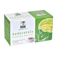BADERS Apotheken Tee Gedächtnis Filterbeutel - 20Stk - Stärkung für das Gedächtnis