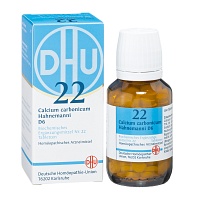 BIOCHEMIE DHU 22 Calcium carbonicum D 6 Tabletten - 80Stk - DHU Nr. 19 - 24