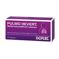 PULMO HEVERT Bronchialcomplex Tabletten - 40Stk - Pflanzliche Hustenmittel