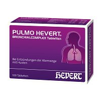 PULMO HEVERT Bronchialcomplex Tabletten - 100Stk - Pflanzliche Hustenmittel