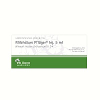 MILCHSÄURE Pflüger Injektionslösung 5 ml - 50Stk - Pflüger