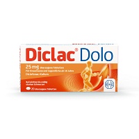 DICLAC Dolo 25 mg überzogene Tabletten - 20Stk - Rheuma & Arthrose