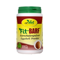 FIT-BARF Eierschalenpulver f.Hunde/Katzen - 1000g - Barfen