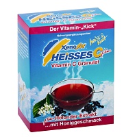 XENOFIT heißes C plus Holunderextr.Granulat Beutel - 10X9g - Vitamindrinks