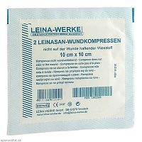 LEINA Wundkompressen 10x10 cm steril - 2Stk