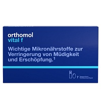 ORTHOMOL Vital F Trinkfläschchen/Kaps.Kombipack. - 7Stk - Für Frauen & Männer