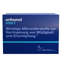 ORTHOMOL Vital F Trinkfläschchen/Kaps.Kombipack. - 30Stk - Für Frauen & Männer