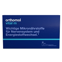 ORTHOMOL Vital M Trinkfläschchen/Kaps.Kombipack. - 7Stk - Für Frauen & Männer