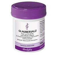 GLAUBERSALZ Natriumsulfat Pulver - 100g - Abführmittel