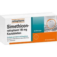 SIMETHICON-ratiopharm 85 mg Kautabletten - 50Stk - Blähungen & Krämpfe